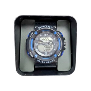 Ψηφιακό ρολόι χειρός - 6859 - 115185 - Black/Dark Blue