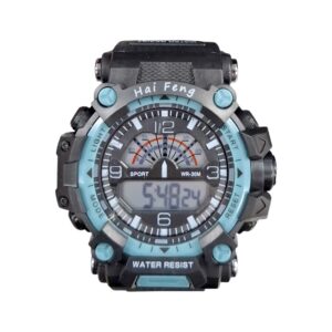 Ψηφιακό ρολόι χειρός - SH9918 - 115186 - Black/Light Blue