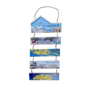 Διακοσμητικό Souvenir κρεμαστό - Greece - Σετ 2 τεμάχια - LY2602 - 125531