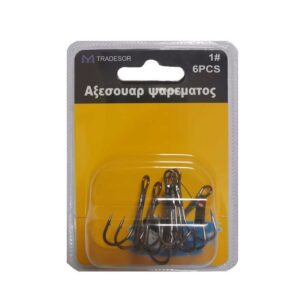 Αγκίστρια - Fishhook - No.1 - 6pcs - 830247