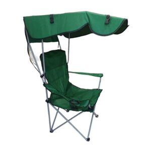 Πτυσσόμενη καρέκλα camping με σκίαστρο - 1053T - 170068 - Green