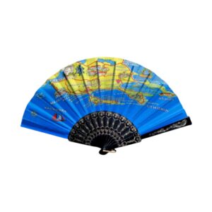 Βεντάλια χειρός Souvenir - Σετ 12 τεμάχια - Halkidiki - 216452