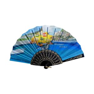 Βεντάλια χειρός Souvenir - Σετ 12 τεμάχια - Thassos - 216689