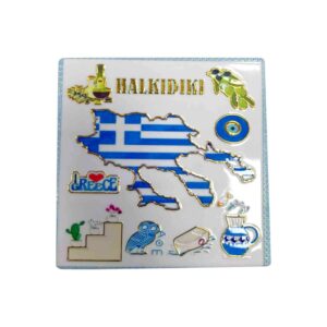 Σουβέρ  Souvenir - Chalkidiki - Σετ 12pcs - 221317
