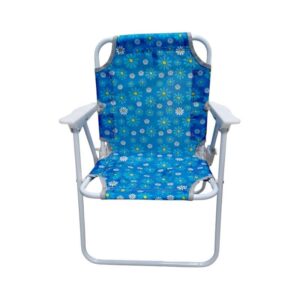 Παιδική πτυσσόμενη καρέκλα camping - 2012 - 241729 - Light Blue/Flowers