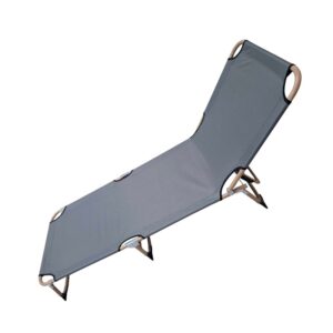 Πτυσσόμενη ξαπλώστρα παραλίας - 1247BGK - 251023 - Grey