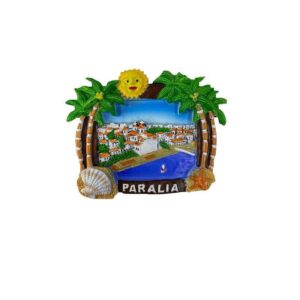 Tουριστικό μαγνητάκι Souvenir - Σετ 12pcs - Paralia - 678112