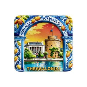 Τουριστικό μαγνητάκι Souvenir - Σετ 12pcs - Thessaloniki - 678563