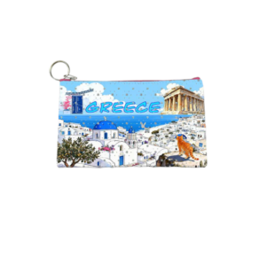 Πορτοφόλι Souvenir μπρελόκ - Σετ 10pcs - PVC - Greece - 16*10cm - 871716