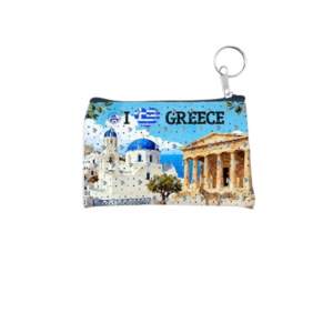 Πορτοφόλι Souvenir μπρελόκ - Σετ 10pcs - PVC - Greece - 11*7cm - 871737