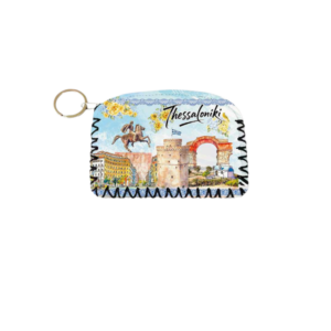Πορτοφόλι Souvenir μπρελόκ - Σετ 10pcs - PVC - Thessaloniki - 14*9cm - 871747