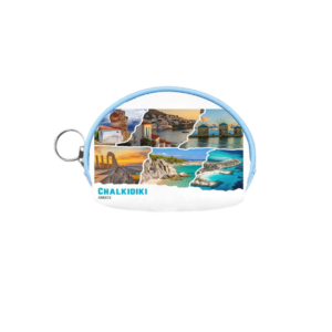 Πορτοφόλι Souvenir μπρελόκ mini - Σετ 10pcs - PVC - Chalkidiki - 10*8*3cm - 871761