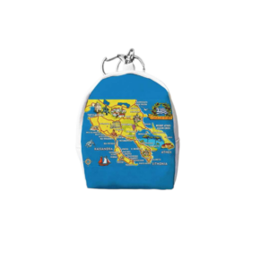 Πορτοφόλι Souvenir μπρελόκ mini - Σετ 10pcs - PVC - Chalkidiki - 7*9*4.5cm - 871782