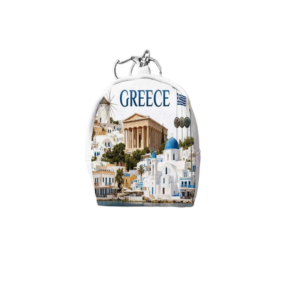 Πορτοφόλι Souvenir μπρελόκ mini - Σετ 10pcs - PVC - Greece - 7*9*4.5cm - 871798