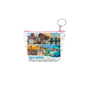 Πορτοφόλι Souvenir μπρελόκ mini - Σετ 10pcs - PVC - Chalkidiki - 11*7*4cm - 871801