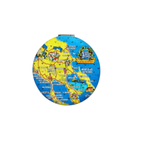 Καθρέπτης τσέπης Souvenir - Σετ 12pcs - Chalkidiki - 7*7*3cm - 871842