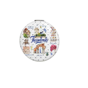 Καθρέπτης τσέπης Souvenir - Σετ 12pcs - Thessaloniki - 7*7*3cm - 871844