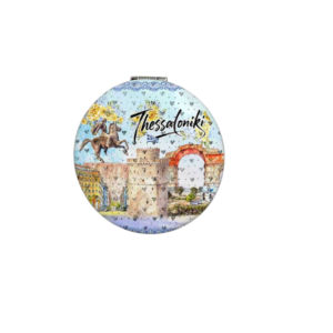 Καθρέπτης τσέπης Souvenir - Σετ 12pcs - Thessaloniki - 7*7*3cm - 871847