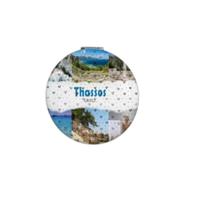 Καθρέπτης τσέπης Souvenir - Σετ 12pcs - Thassos - 7*7*3cm - 871853