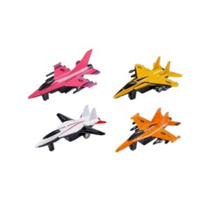 Σετ μεταλλικά αεροπλανάκια με Pull Back - 4pcs - 1210-W444 - 917320